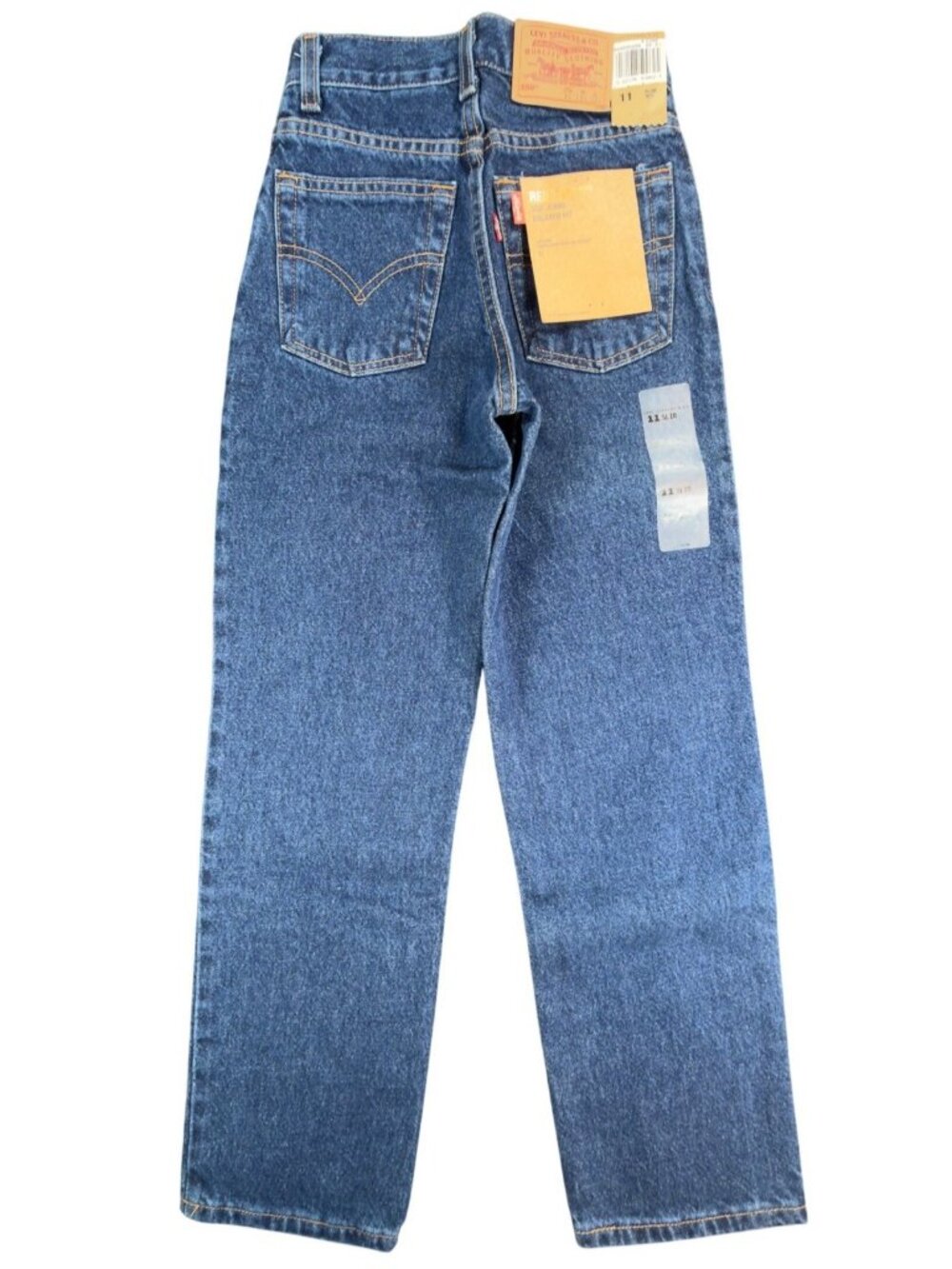 Levi's 550 Boys 11 Slim Medium Wash Vintage 90s‎ Relaxed Jeans Made in USA
